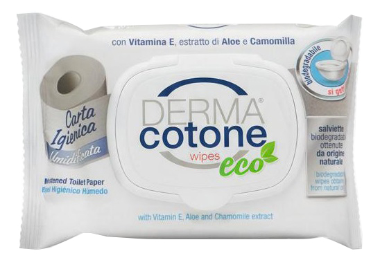 Dermacotone salviettine carta igienica eco umidificata 20 pezzi — confronto prezzi