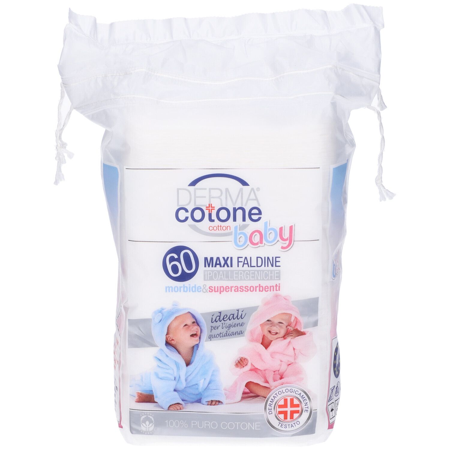 Dermacotone Baby Faldine Maxi 60 Pezzi