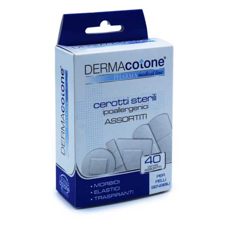 Cerotto ipoallergenico dermacotone misure assortite 40 pezzi