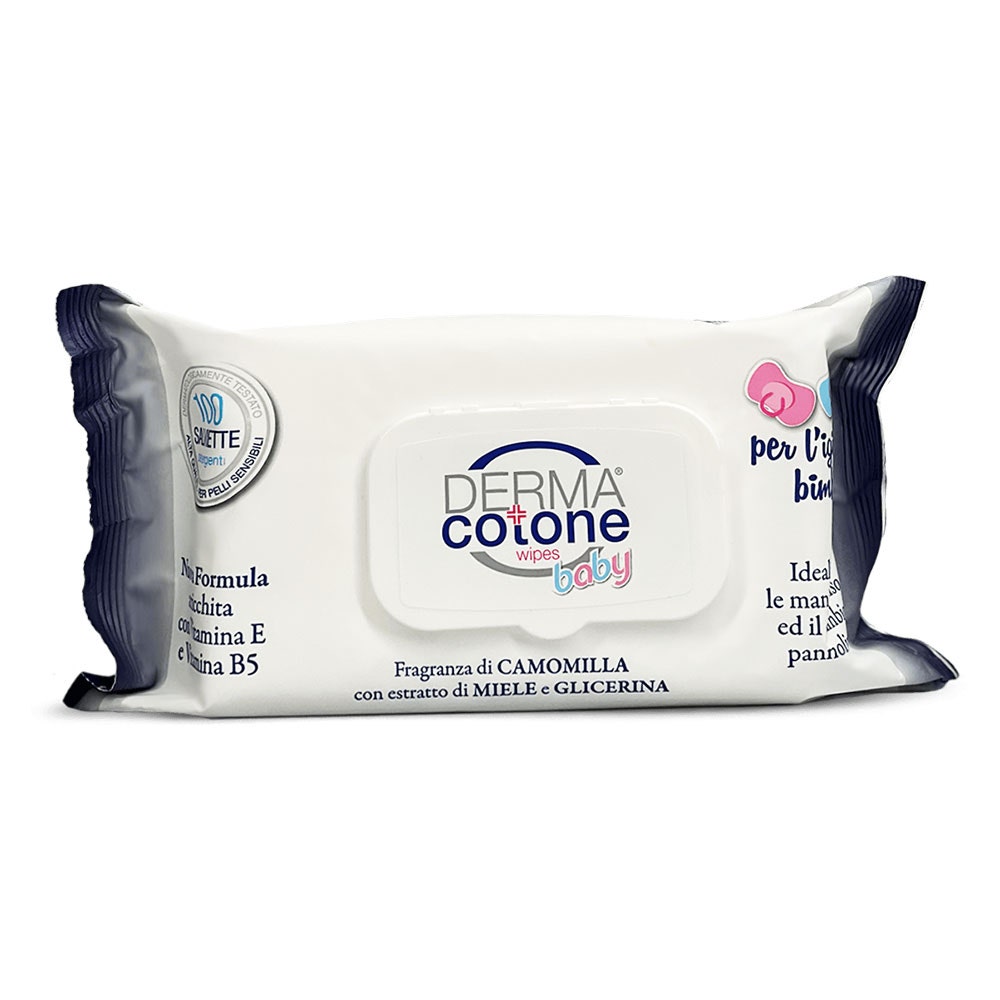 Dermacotone Baby - Salviettine Camomilla Miele Glicerina, 100 Salviette