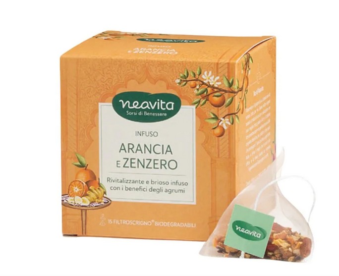 Neavita Filtroscrigno Arancia Zenzero 15 Filtri