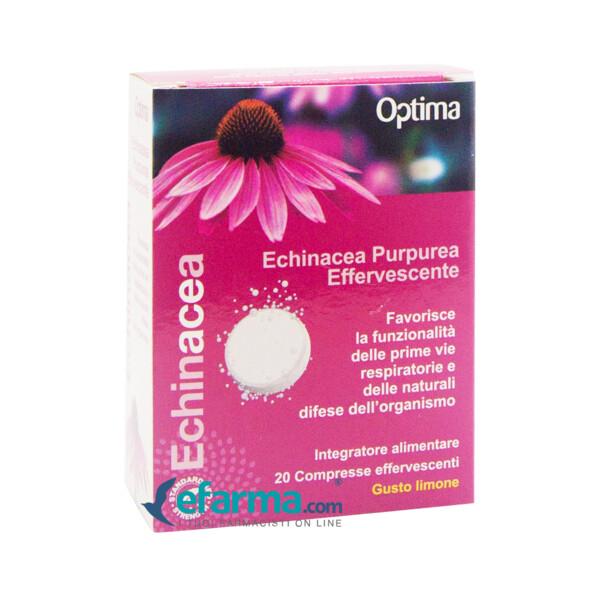 Optima Echinacea Purpurea Effervescente Integratore Benessere Vie Respiratorie 20 Compresse — confronto prezzi
