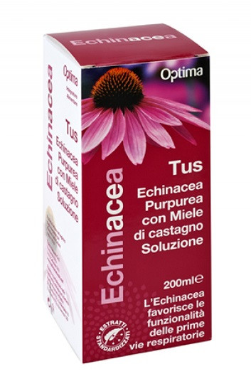 Optima Echinacea Tus Soluzione Integratore Vie Respiratorie 200 ml