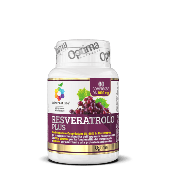 Optima Colours Of Life Resveratrolo Plus Integratore Microcircolo 60 Compresse