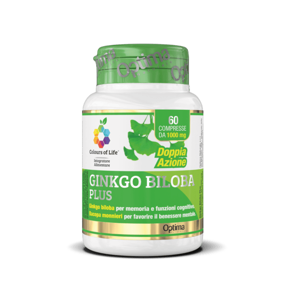 Optima Colours Of Life Ginkgo Biloba Plus Integratore Memoria 60 Compresse — confronto prezzi