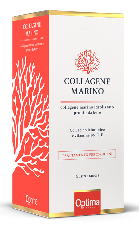 Optima Collagene Marino Liquido Integratore Benessere Pelle Unghie e Capelli 500 ml