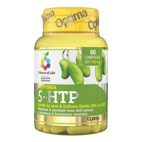 Optima Colours of Life Griffonia 5-HTP Integratore Tono dell’Umore 60 Compresse — confronto prezzi