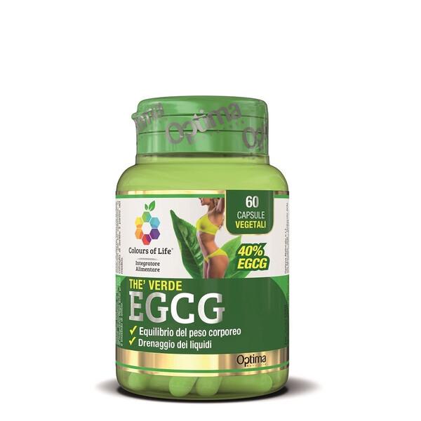 Optima Colours Of Life Thè Verde EGCG Integratore Drenante 60 Capsule — confronto prezzi