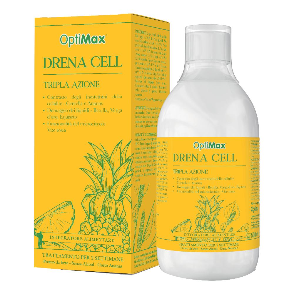 Optimax Drena Cell - Flacone da 500ml - Integratore per il Drenaggio e la Cellulite — confronto prezzi