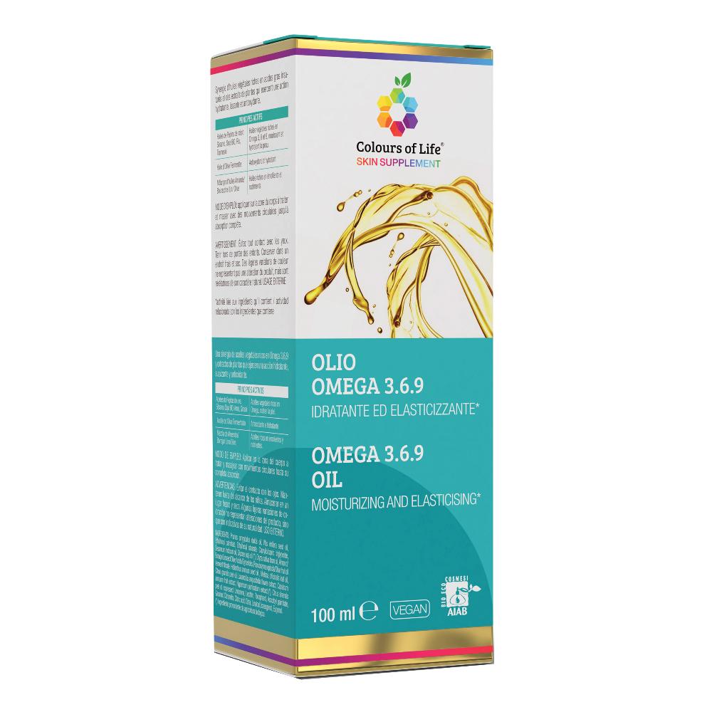 Optima Naturals Colours Of Life - Olio Omega 3.6.9 Idratante, 100ml