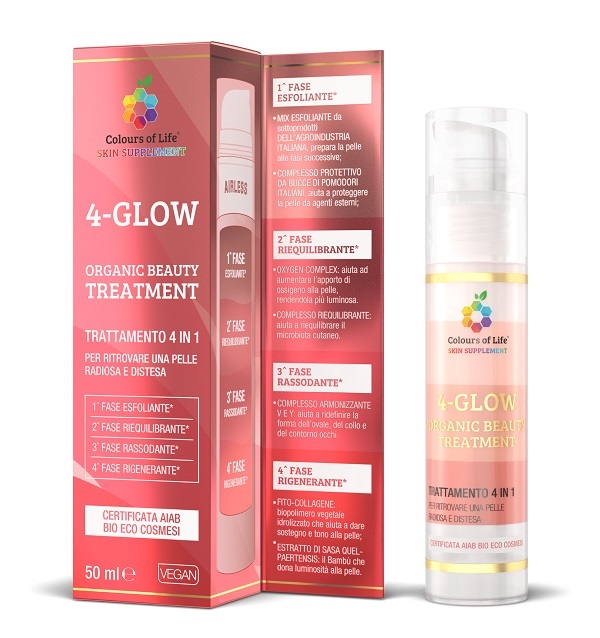 4-Glow Organic Beauty Treatment 50 ml Lozione