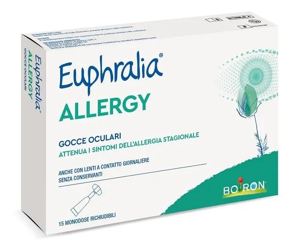 Euphralia Allergy Gocce Oculari 15 Monodose per Occhi Rossi e Allergie
