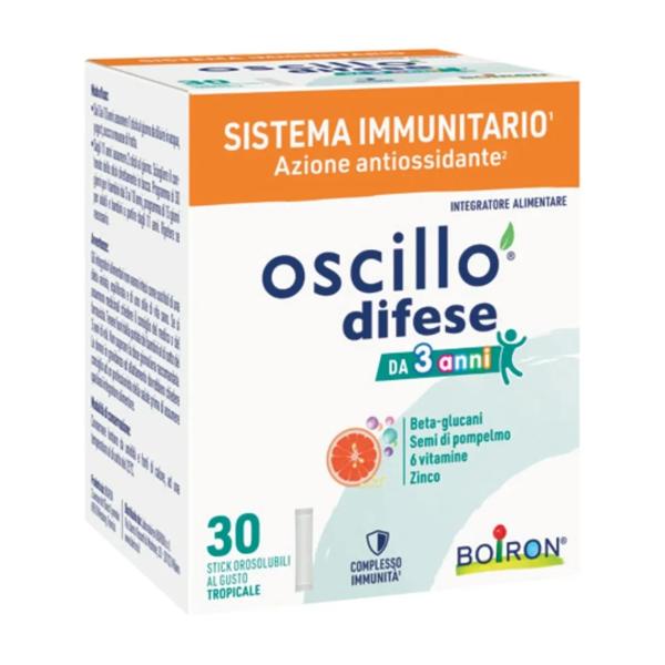 Boiron Oscillo Difese Integratore Alimentare 30 Stick Orosolubili Bambini 3+ Anni — confronto prezzi