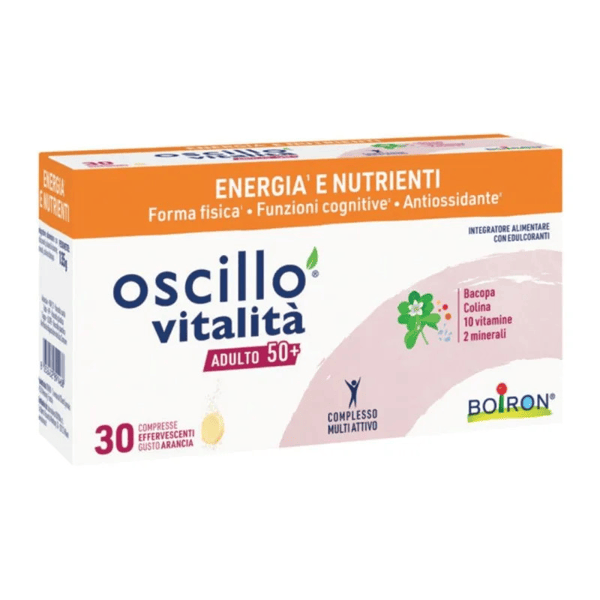 Boiron Integratore Effervescente Energia e Vitalità Adulti 50+ 30 Compresse