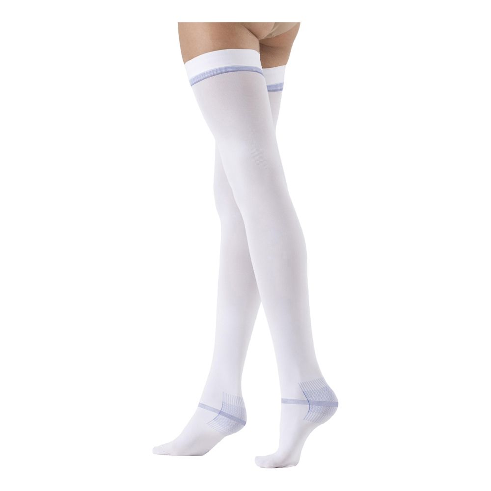 Varisan Ate 18Mmhg Calza Autoreggente Ag P I Cot Bianco M 1 St