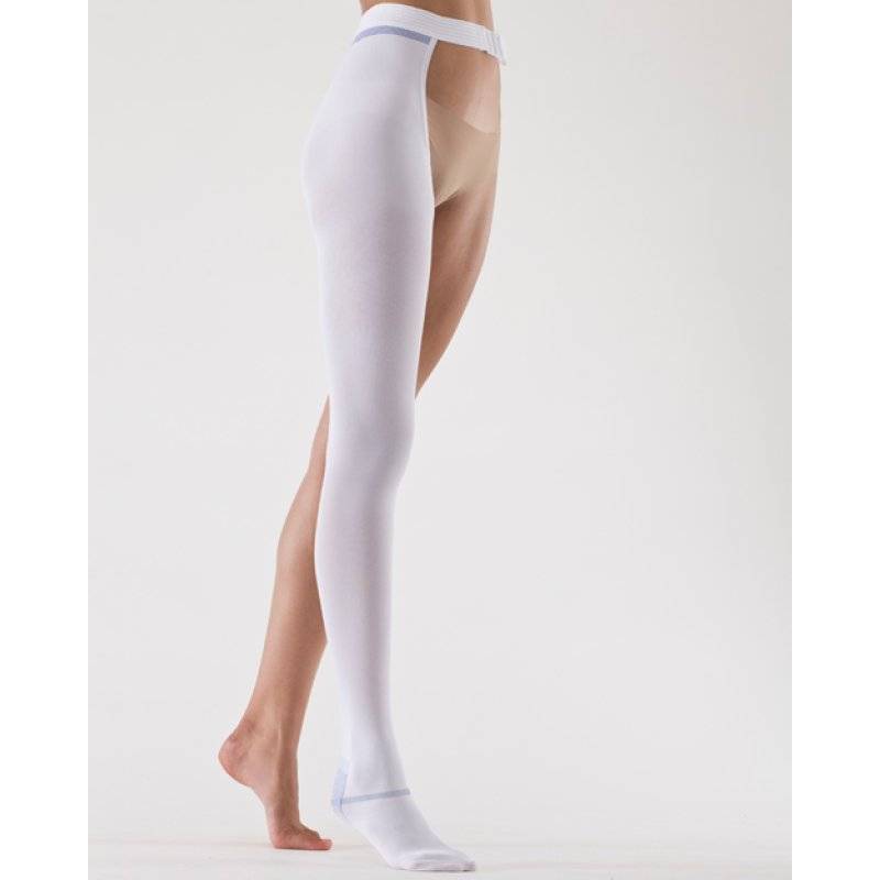 Varisan A.T.E 18 mmHg Monocollant Ambidestro AGT P I Calza Antitrombo Cotone Bianco 1pezzo - Taglia: L/XL