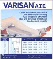 VARISAN ATE 18MMHG CALZA AUTOREGGENTE AG PA BIANCO 5