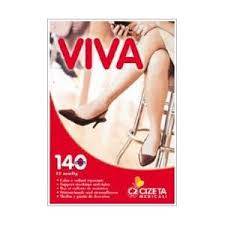 Viva Collant 140 Den a Compressione Elevata per Tendenza allo Stato Varicoso - Colore: Cipria - Misura: 3