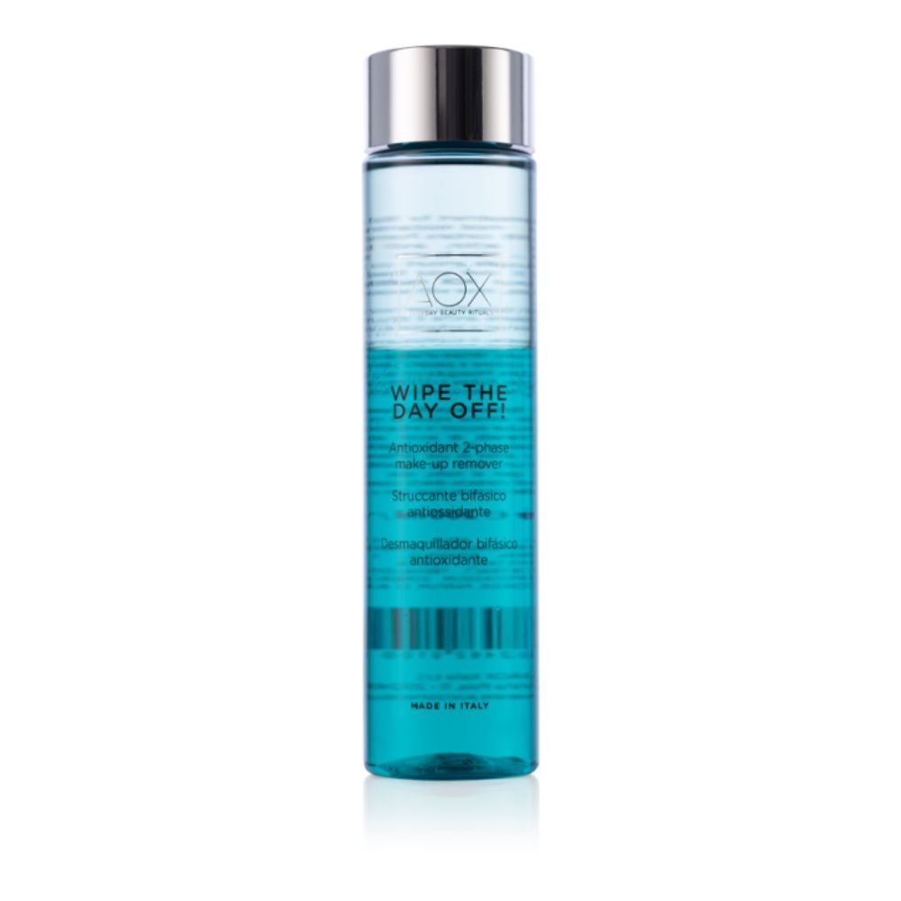 AOX Wipe The Day Off Struccante Bifasico Antiossidante, 200ml