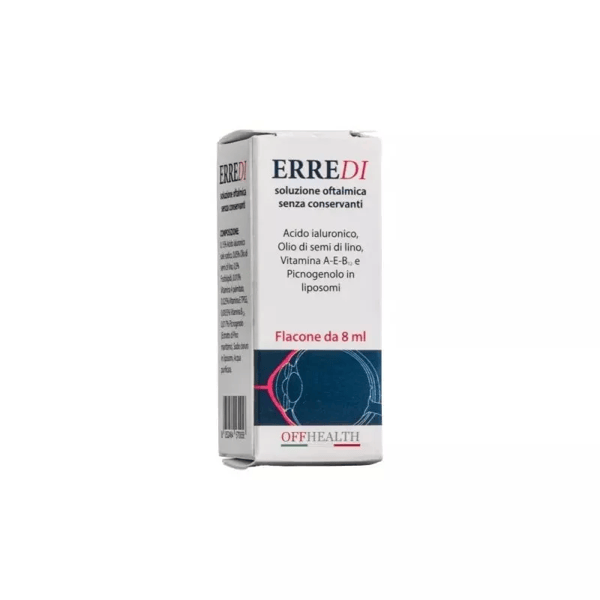 Erredi Soluzione Oftalmica Idratante Lubrificante 8ml