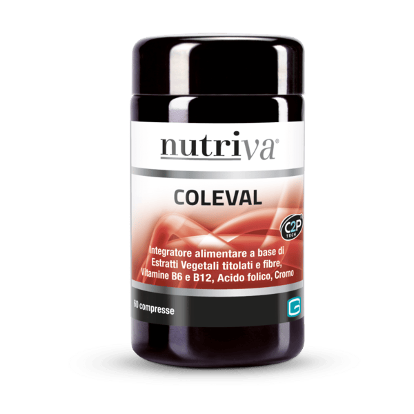 Nutriva Coleval Integratore Controllo Colesterolo e Trigliceridi 60 Compresse