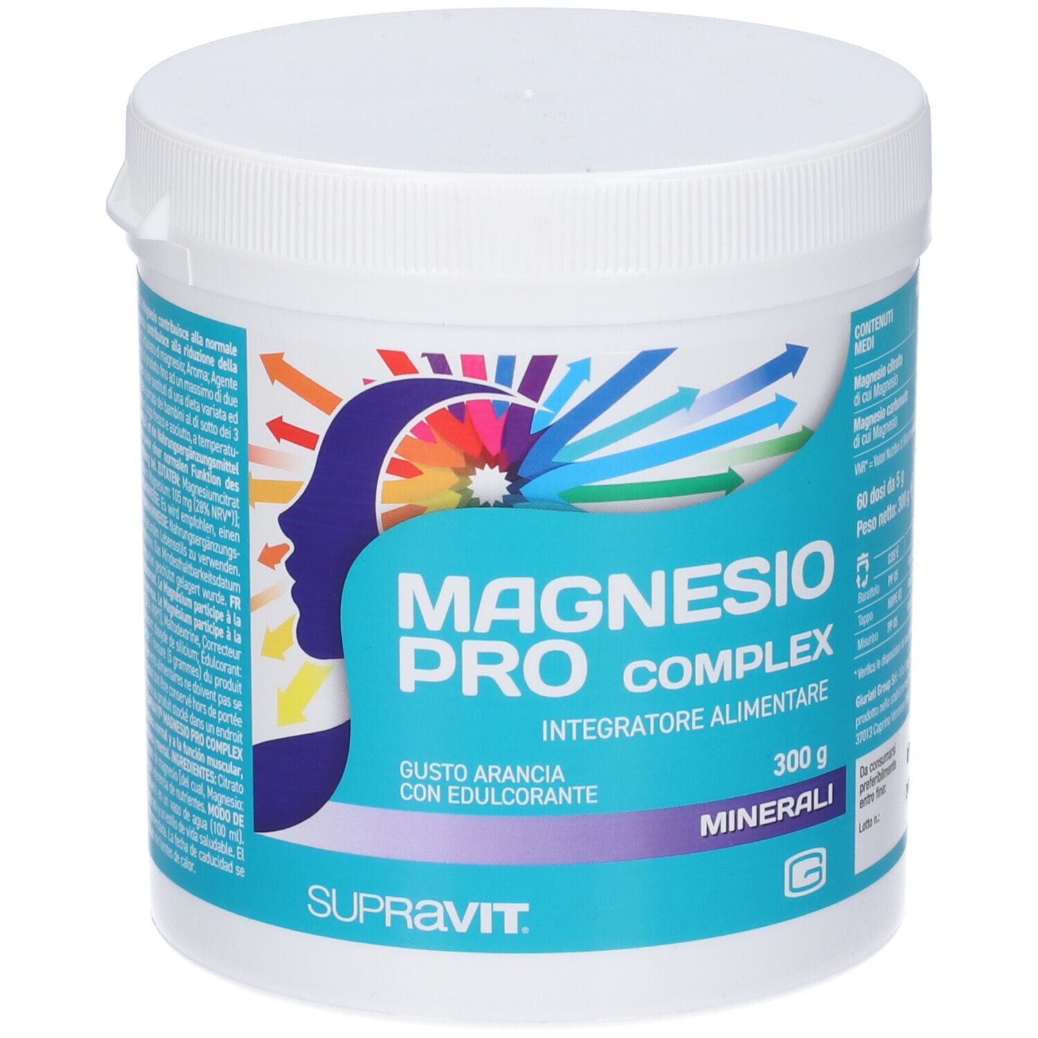 Supravit Magnesio Pro Complex Polvere Gusto Arancia 300 g per soluzione orale — confronto prezzi