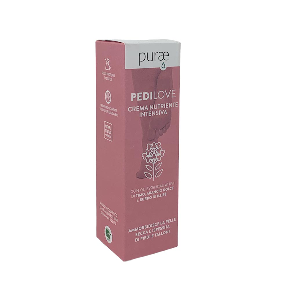 Purae PediLove - Crema Nutriente Intensiva Piedi, 75ml
