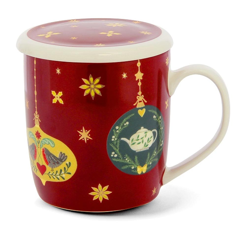 Neavita Natale - Herbal Infuser Infusiera in Ceramica Rossa, 380ml — confronto prezzi