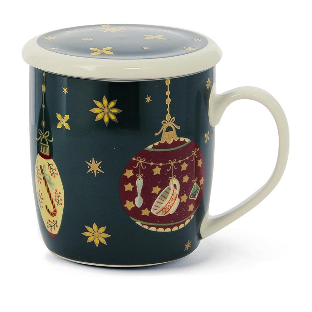 Neavita Natale - Herbal Infuser Infusiera in Ceramica Verde, 380ml