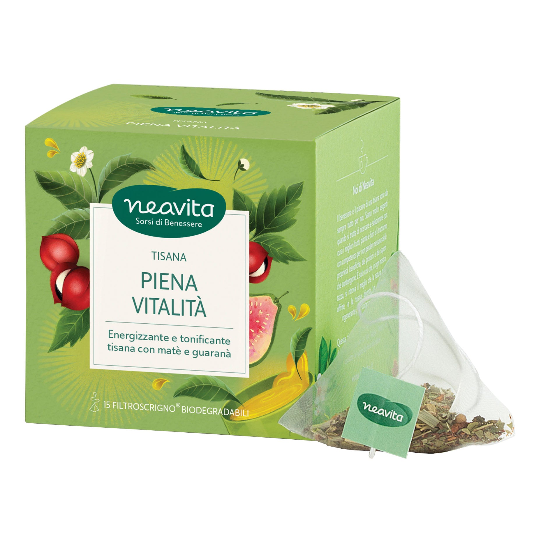 Neavita Tisana Piena Vitalità | Energizzante | 15 Filtroscrigno