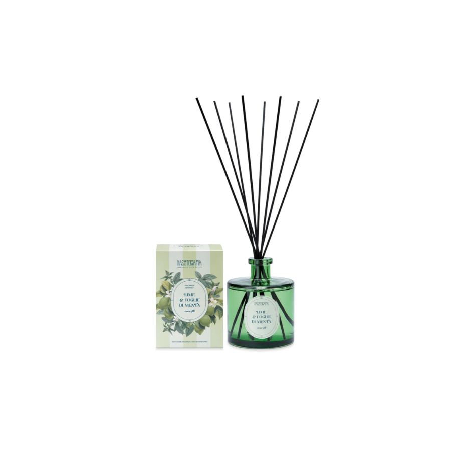 nasoterapia diffusore bastoncini lime e foglie di menta, 500ml — confronto prezzi