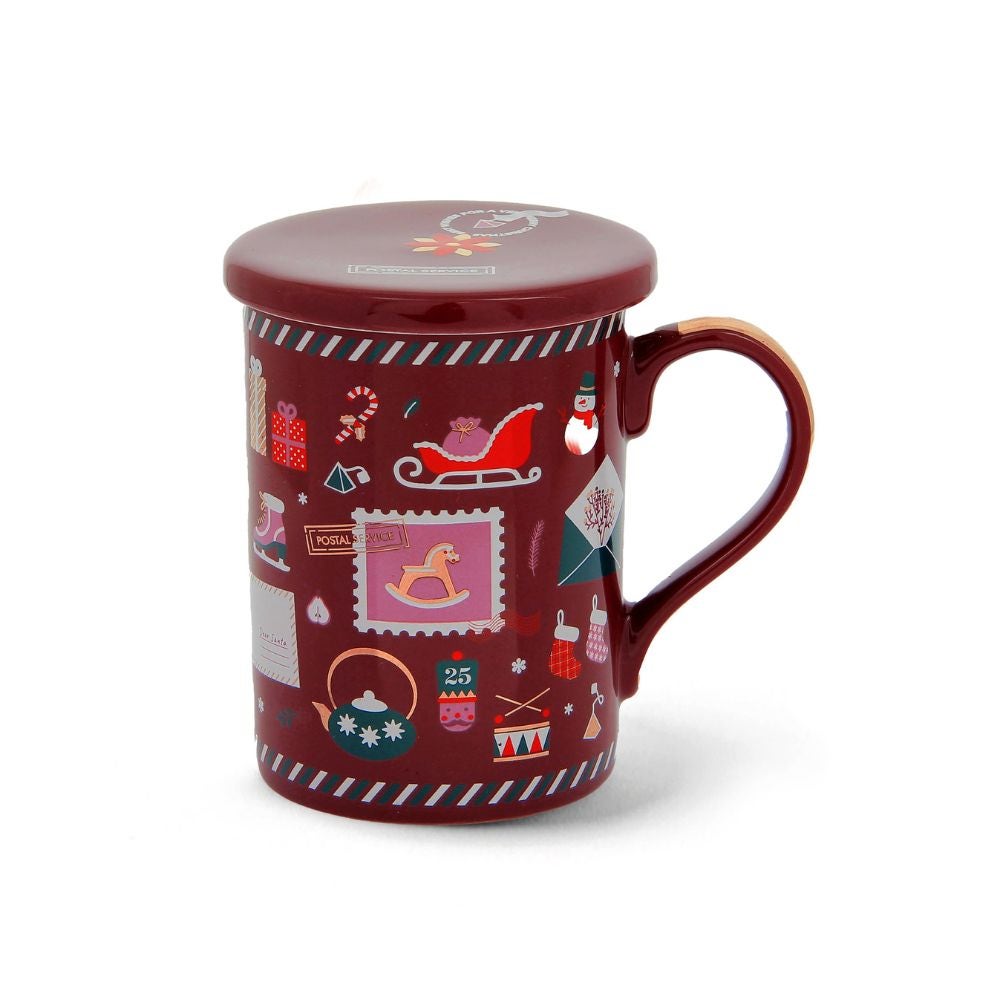 Neavita Christmas Infusion - Herba Infuser Infusiera Natale Rossa, 340ml