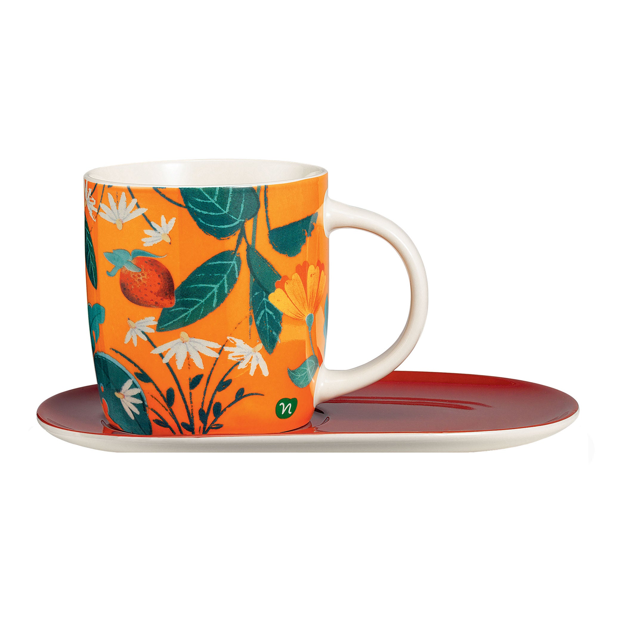 Neavita Mug Tazza Tisane Casa Dolce Casa Cookie In New Bone China Con Piattino 300ml