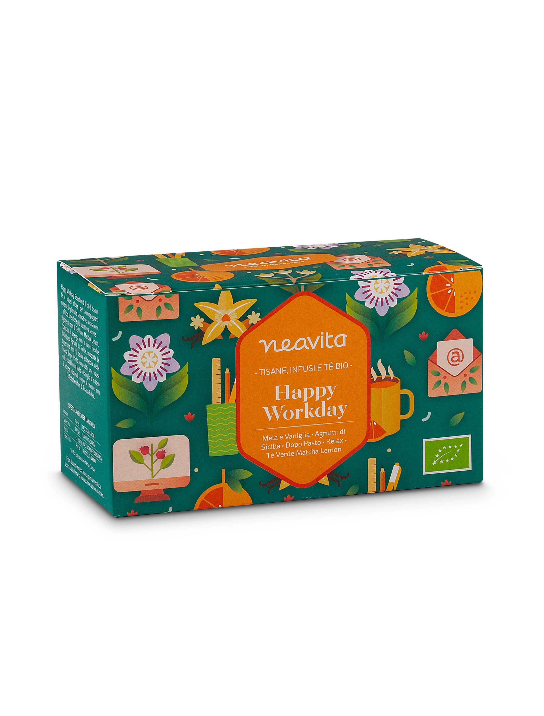 Neavita Happy Workday Selezione di Infusi e Tisane, 20 filtri — confronto prezzi