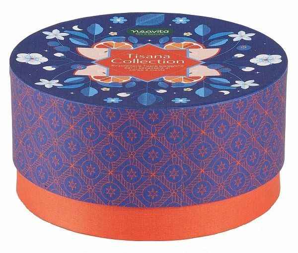 Neavita - Tisana Collection Cofanetto Tondo Blu Tisane Assortite, Filtri BIO 40 g