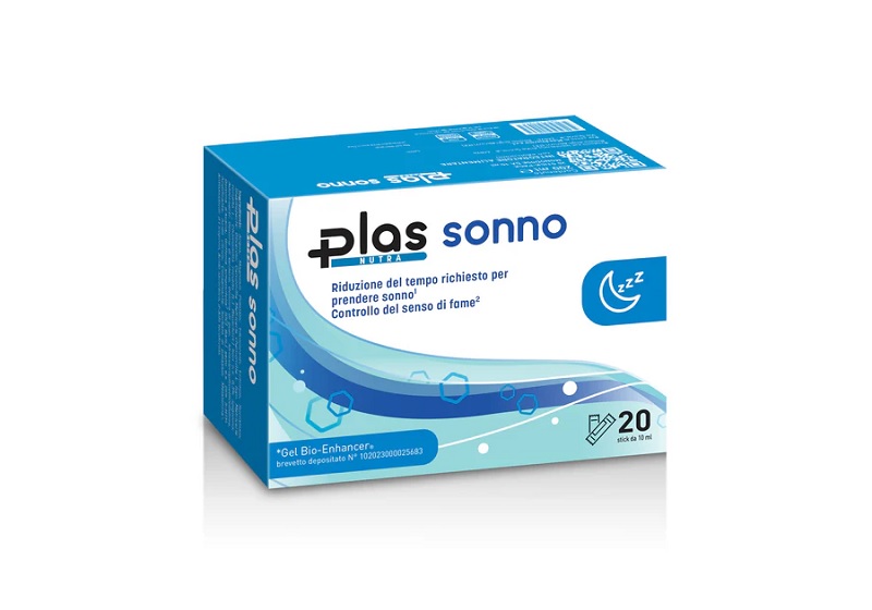 Plas Sonno Integratore Per Il Rilassamento E Il Sonno 20 Stick Pack Monodose Da 10ml