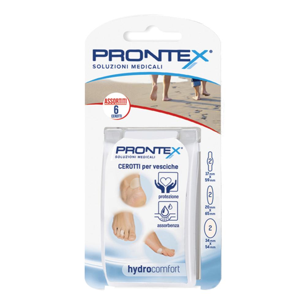Prontex Hydrocomfort Assortiti Cerotti Protettivi Vesciche Escoriazioni, 6 Pezzi — confronto prezzi