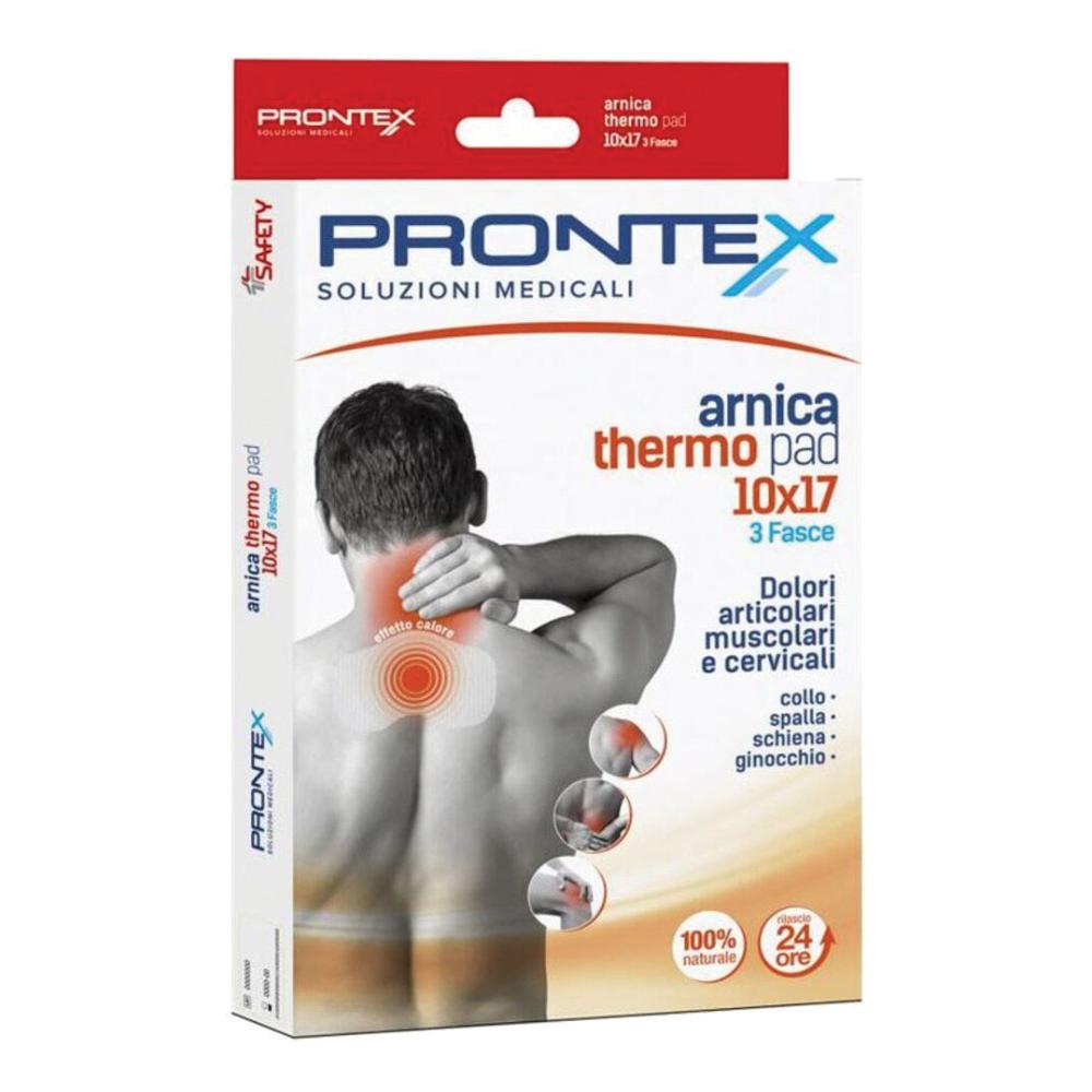 Fascia prontex arnica thermo pad 10 x 17 3 pezzi