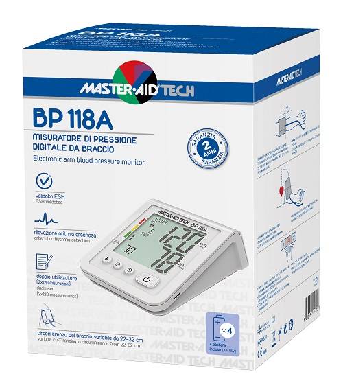Master-Aid Tech - BP118 A Misuratore di Pressione