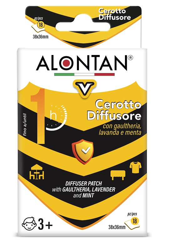 Alontan cerotto diffusore v 18 pezzi 38x36 mm