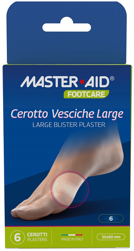 Cerotto vesciche footcare large 6 pezzi