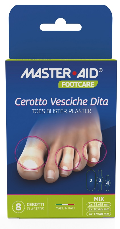 Cerotto vesciche footcare dita 6 pezzi