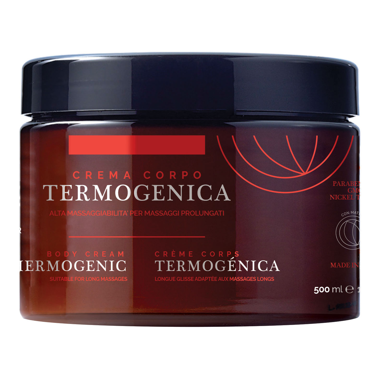 Sali Di Ischia Crema Corpo Termogenica Per Massaggio Anticellulite Effetto Termoattivo 500ml