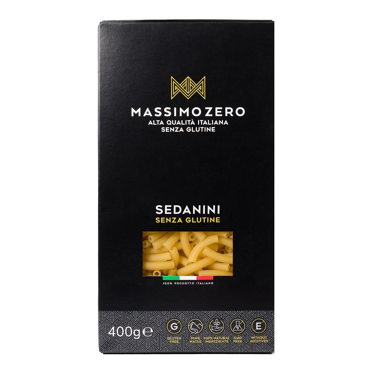 Massimo Zero Sedanini Rigati Pasta Senza Glutine, 400g