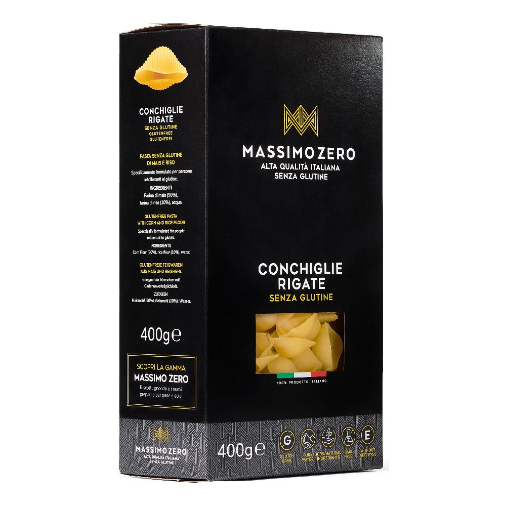 Massimo zero conchiglie rigate 400 g