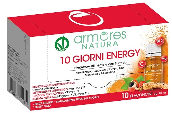 Armores natura 10 giorni energy 10 flaconcini