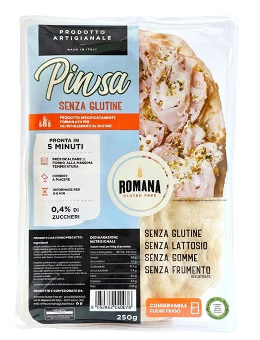 Romana Gluten Free Base Pizza Ambient Senza Glutine 250 Grammi — confronto prezzi