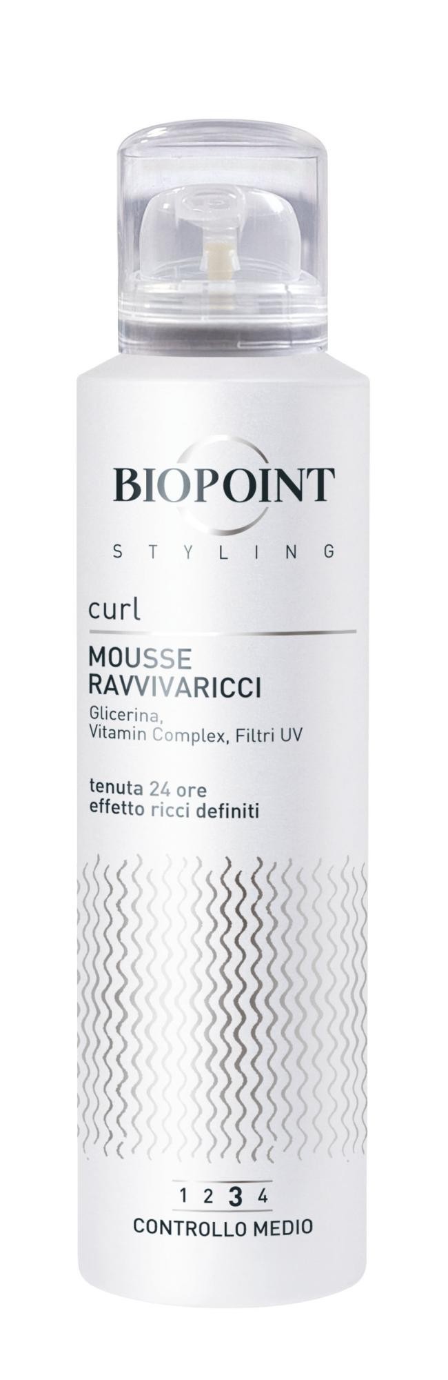 BIOPOINT - mousse ravvivaricci - Definisce Idrata e Dona Elasticità ai capelli ricci 150 ml