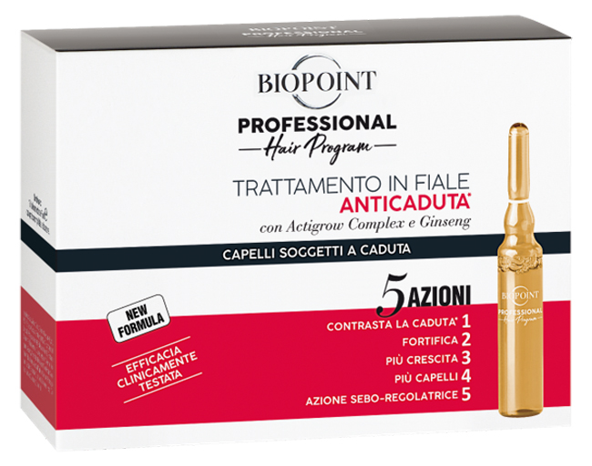 Biopoint Professional Hair Program Trattamento in Fiale Anticaduta 10 fiale - Fiale contro la Caduta dei Capelli