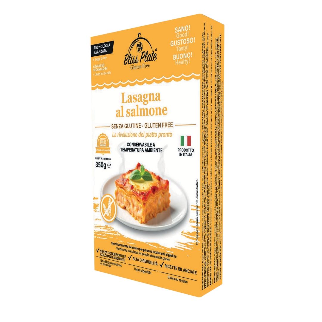 Lasagna Salmone Senza Glutine - Bliss Plate 350 g
